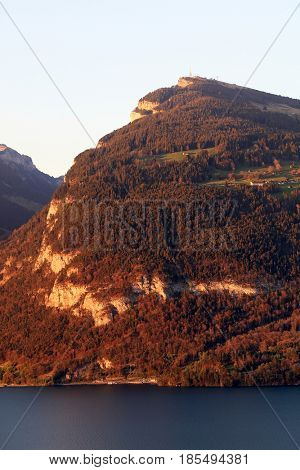 Thunersee in Switzerland, Europe
