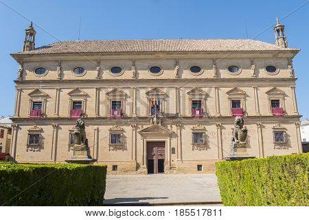Vazquez de Molina Palace (or Palace of the Chains) nowadays the city hall Ubeda Spain