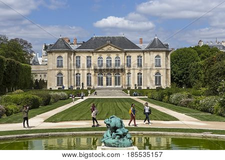 In The Gardens Of The Rodin Musem, Paris, France