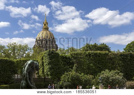 In The Gardens Of The Rodin Musem, Paris, France