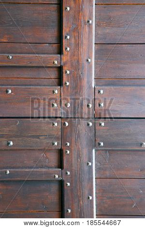 Vanzaghello  Knocker  Door Curch  Closed Wood Lombardy Italy  Varese