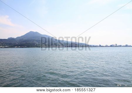 Tamsui River And Cityscape Of Tamsui, Taipei, Taiwan