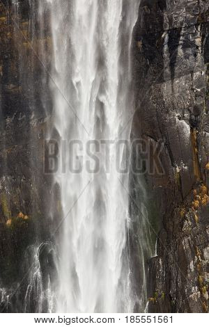 Waterfall of Collados del Ason Cantabria Spain