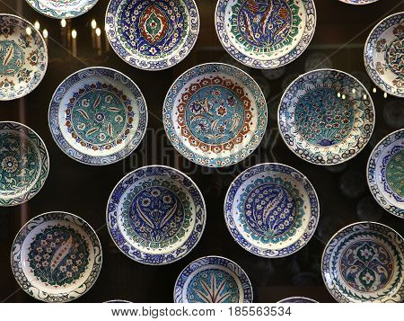 Turkish Iznik Ceramic In Ecouen Castle, France