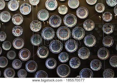 Turkish Iznik Ceramic In Ecouen Castle, France