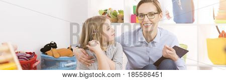 Girl On Compensatory Lesson