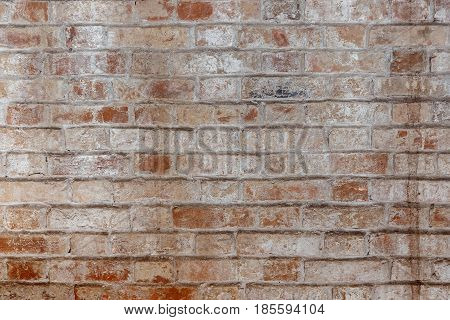 Old Red Brick Wall In A Background Image