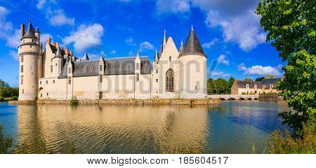 Majestic medieval castles in Loire valley - Le Plessis Bourre. France