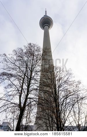 Tv tower or Fersehturm in Berlin,Germany