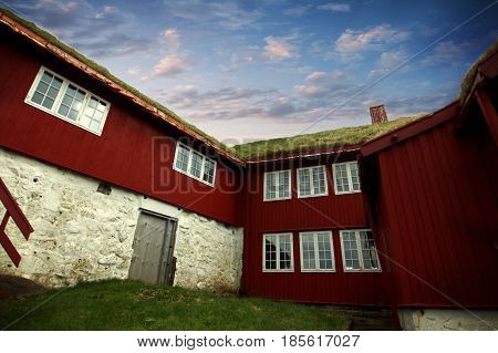 The capital city of the Faroe Islands in the north Atlantic