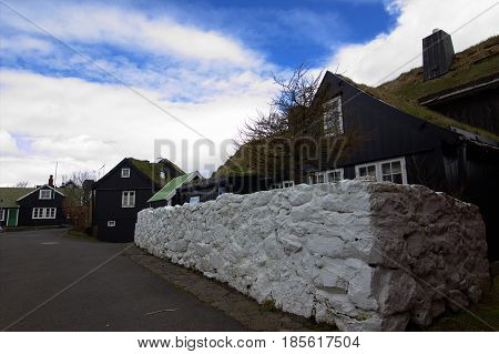 The capital city of the Faroe Islands in the north Atlantic