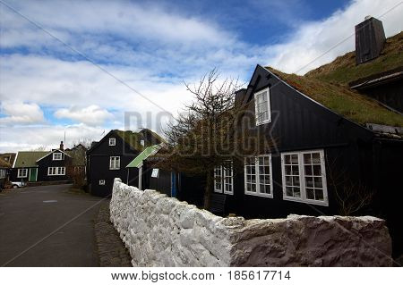 The capital city of the Faroe Islands in the north Atlantic