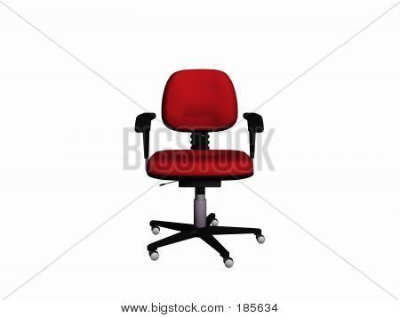 Büro Stuhl leer.