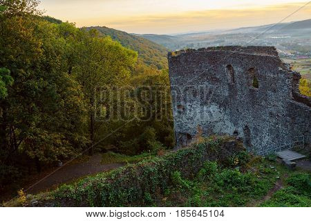 Castle Nevitsky in Zakarpatyya Ukraine historical europe