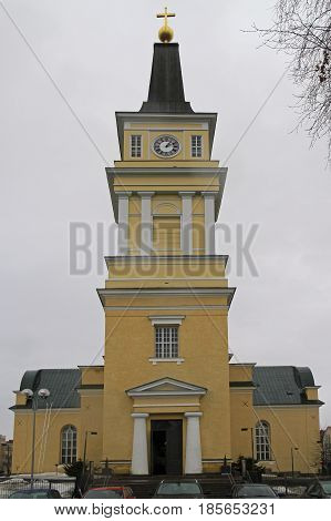 Evangelical Lutheran cathedral located in the centre of Oulu, Finland
