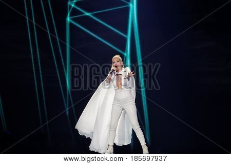 Svala From Iceland At The Eurovision Song Contest
