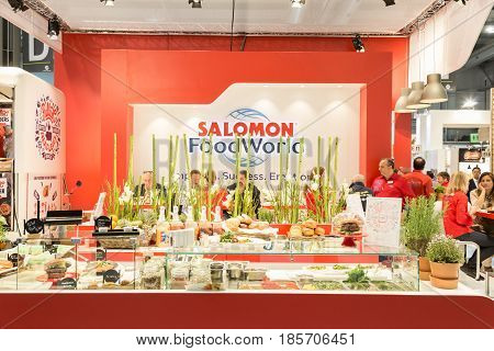 People Visit Tuttofood 2017 In Milan, Italy