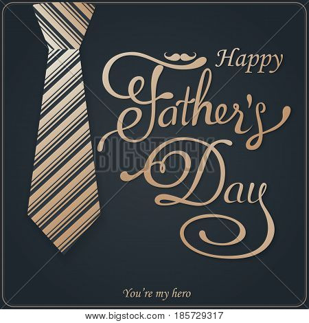 Happy Fathers Day greeting. Vector background with doodle neckties, bow tie and glasses.