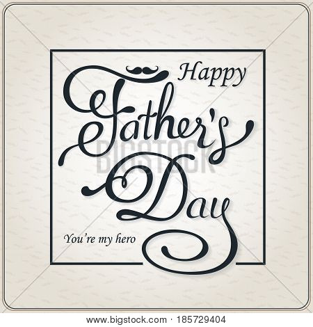 Happy Fathers Day greeting. Vector background with doodle neckties, bow tie and glasses.