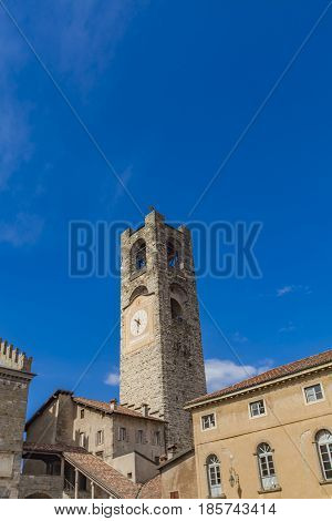 Campanone Torre Civica In Bergamo