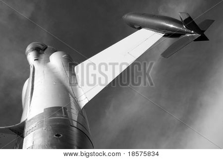 El Lockheed F-104 Starfighter es monomotor, alto rendimiento, la aeronave interceptora supersónico