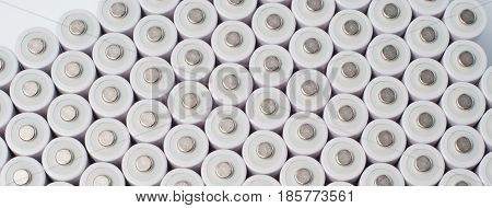 AA type white ni mh rechargeable batteries