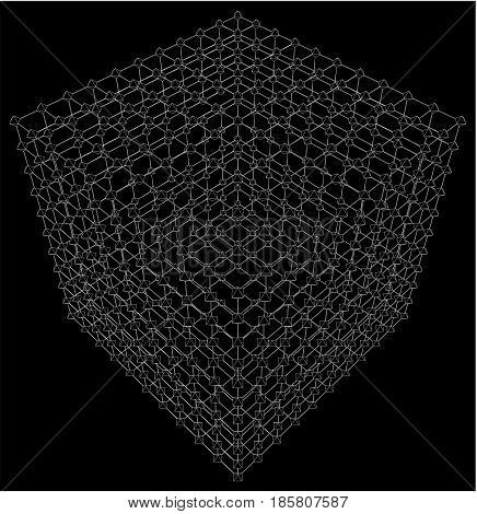Cube Line Edges Octa Vector & Photo (Free Trial) | Bigstock