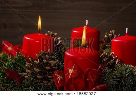 advent wreath for christmas