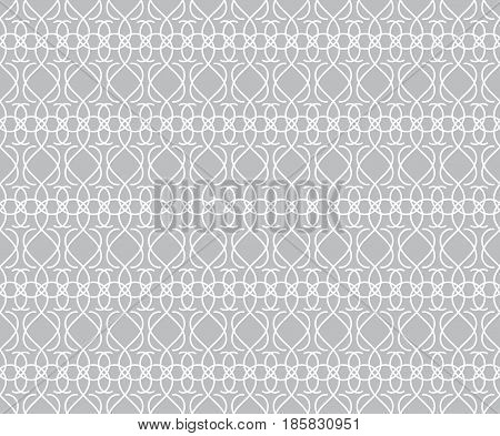 Pattern gray ornamental Seamless vintage pattern vector