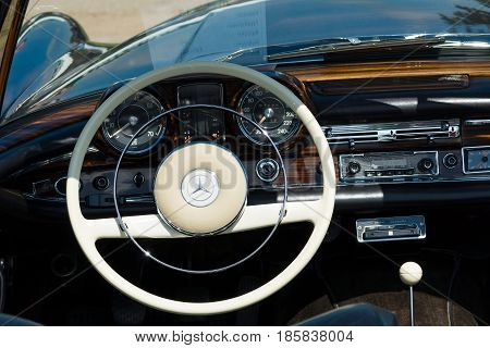 Paaren Im Glien, Germany - May 19: Cab Full-size Luxury Car, 2-door Convertible, Mercedes-benz 250Se