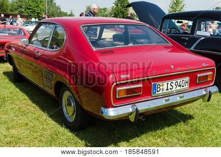 Paaren Im Glien, Germany - May 19: Mid-size Sports Car Ford Capri 1600 