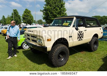 Paaren Im Glien, Germany - May 19: The Gmc S-15 Jimmy (4Wd Model T-15) Are Mid-size Suvs From Genera