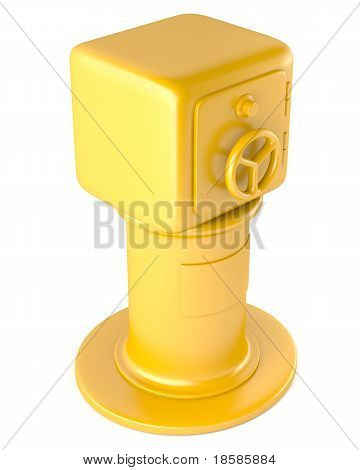 Guld sikker på piedestal