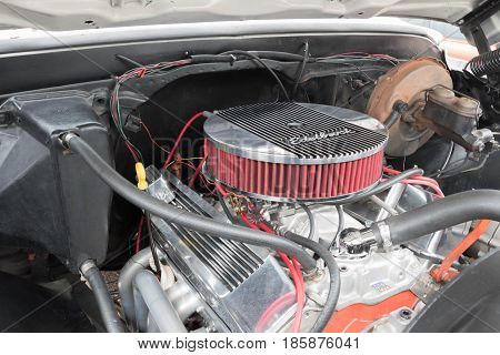Gmc C15 Lb Pickup Engine 1970 On Display