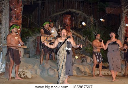 Maori People Village