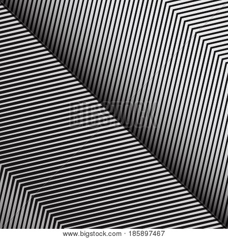 Diagonal Oblique Edgy Zigzag Lines Pattern in Vector