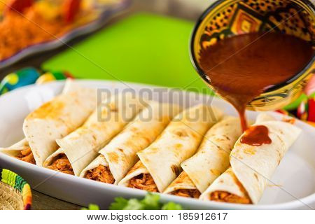 Chicken Enchiladas