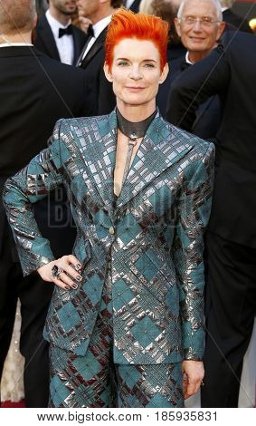 Sandy Powell at the 88th Annual Academy Awards held at the Hollywood & Highland Center in Hollywood, USA on February 28, 2016.