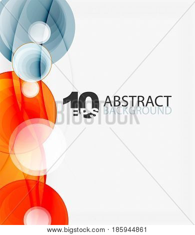 Circle background, geometric abstraction