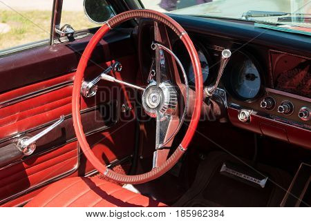 Paaren Im Glien, Germany - May 19: Cab Full-size Car Rambler Ambassador 990, 