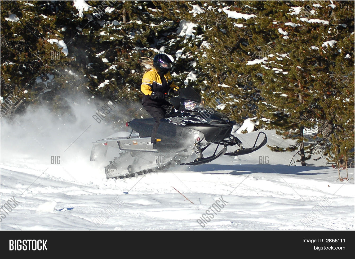 Snowmobile Girl Image & Photo (Free Trial) Bigstock