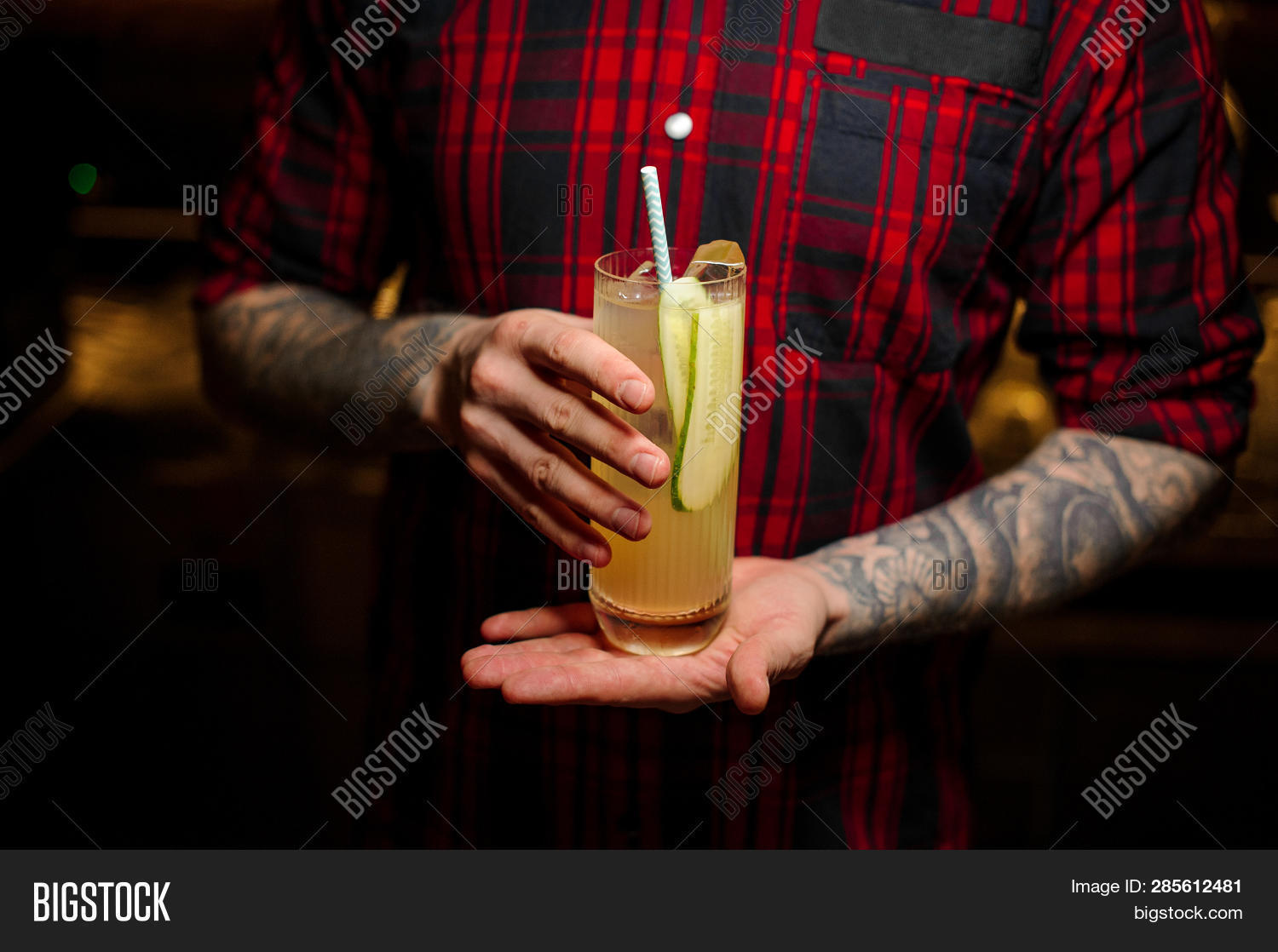 Bartender Serving Image & Photo (Free Trial) Bigstock