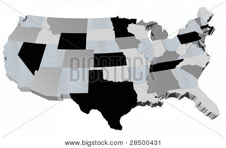 USA Map (States)