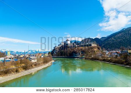 Castle And City Of Kufstein Austria Europe