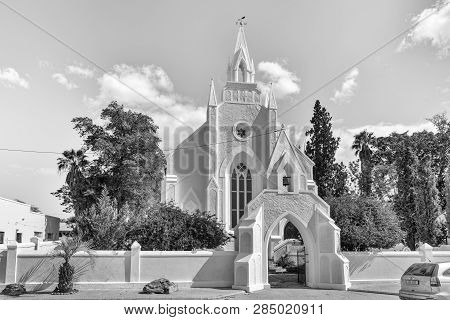 Clanwilliam, South Africa, August 22, 2018: The Historic First Dutch Reformed Church In Clanwilliam 