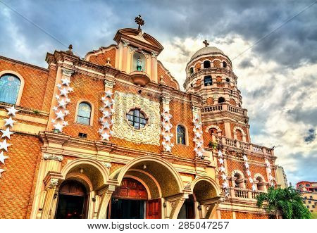 Santa Cruz Church Or Archdiocesan Shrine Of The Blessed Sacrament. Manila, The Philippines