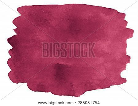 Persian Red Watercolor Abstract Background, Stain, Splash Paint, Stain, Divorce. Vintage Paintings F