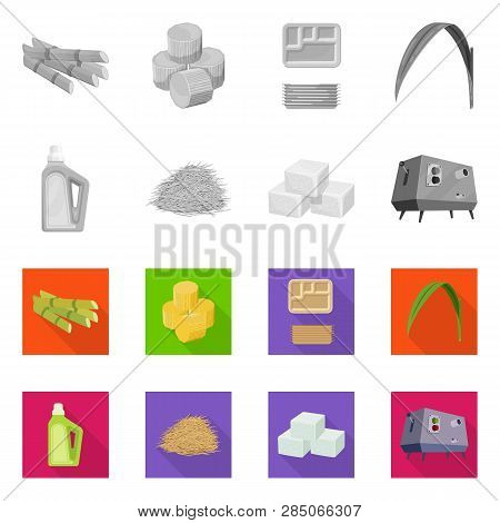 Vector Design Of Farm And Agriculture  Icon. Set Of Farm And Technology Vector Icon For Stock.