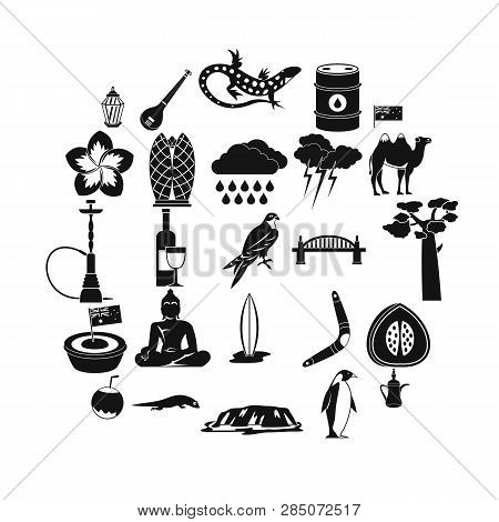 Unique Brute Icons Set. Simple Set Of 25 Unique Brute Vector Icons For Web Isolated On White Backgro