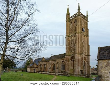 St John The Baptist Church, Colerne, Wiltshire, Uk 
13th Century With 15th Century Tower 
Grade I Li